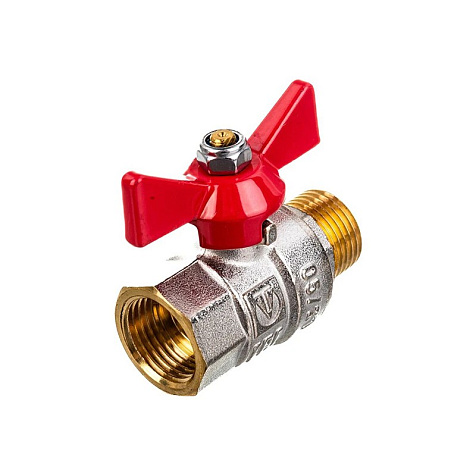 Кран шаровый 1/2" ВН, бабочка VT218 купить в СОМ