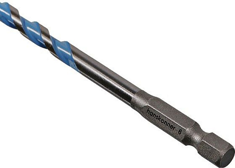 Сверло универсальное Hanskonner H1055-08-06, 6.0мм, 6-гр хвостовик купить в СОМ
