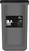 Банка для сыпучих продуктов Plast Team Black 1,1л прямоугольная купить в СОМ
