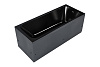 Ванна акриловая Strict Black, 1500 x700 мм, каркас, экран купить в СОМ