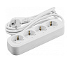Удлинитель ОНЛАЙТ OPE-S-04-500-E-3x1  4 гн, 5 м, СЗ, 16А IP20 белый купить в СОМ