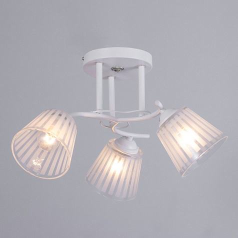 Люстра классическая ЭкономСвет 10084/3WT+CR WCL Е27, 60W, до 7 м². купить в СОМ