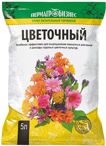Грунт Цветочный 5л (1,5кг) купить в СОМ