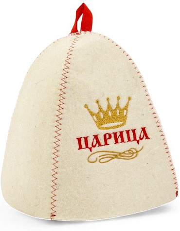 Шапка банная Царица полиэфир 70%, шерсть 30% купить в СОМ