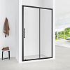 Дверь душевая Loranto CS-AB03B-110, 110 х190 см, черный профиль купить в СОМ