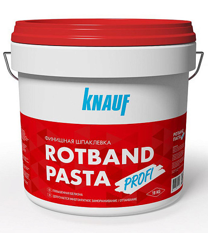 Шпаклевка финишная Knauf Rotband Pasta Profi, 18 кг купить в СОМ
