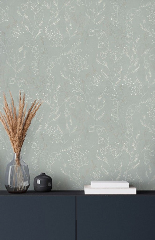 Обои виниловые на флизелиновой основе 7307-11 Euro Decor Physalis, 1.06 х 10 м . купить в СОМ