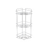 Полка для ванной Milardo Grid GRICC3CM44, угловая, трехэтажная купить в СОМ