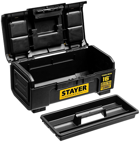 Ящик для инструмента STAYER Toolbox-16, 390х210х160мм купить в СОМ