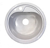 Мойка каменная Agata AG1C8, 450 х190 мм, врезная, белый купить в СОМ