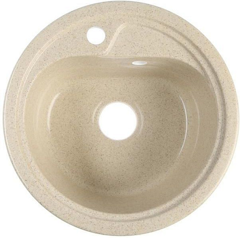 Мойка каменная Agata AG1C10, 450 х190 мм, врезная, бежевый купить в СОМ