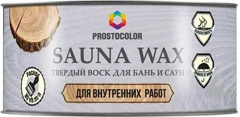 Воск для бань и саун SAUNA WAX PROSTOCOLOR, 0.3л купить в СОМ