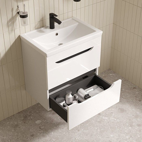 Тумба-умывальник подвесная Iddis Ray RAY60W0i95K 60, с раковиной 4076000i28 купить в СОМ