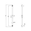 Стойка душевая Iddis Ray RAY70C0i17, хром купить в СОМ