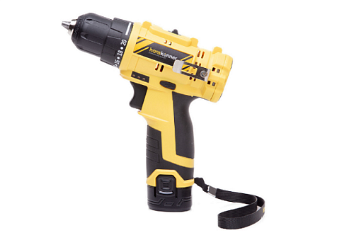 Шуруповерт Hanskonner HCD1230R, 12В, Li-ion, 2.0А/ч, бесщеточный купить в СОМ