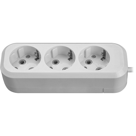 Удлинитель ОНЛАЙТ OPE-S-03-200-E-3x1  3 гн, 2 м СЗ 16А IP20 белый купить в СОМ