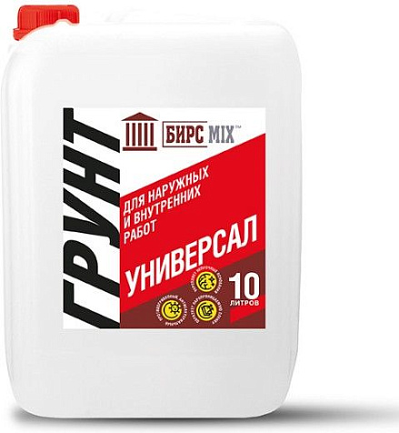 Грунтовка БИРСMIX Универсал, 10 л купить в СОМ