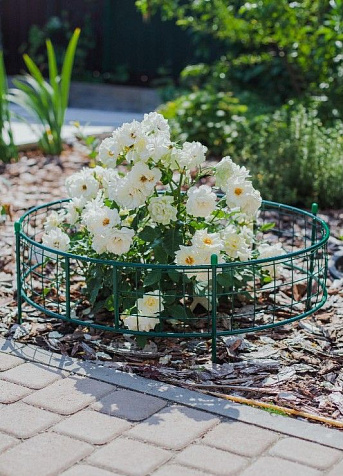 Клумба Решетка 37х70см металл зеленая купить в СОМ