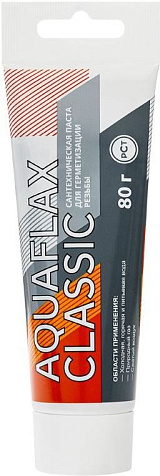Паста уплотнительная Aquaflax Classik, для льна, 80 гр купить в СОМ