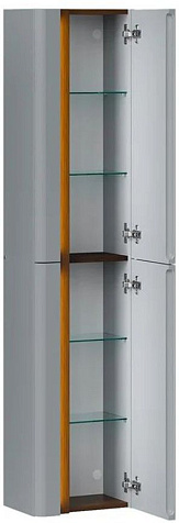 Пенал подвесной Equil Elegante 36, правый, амарок белый купить в СОМ