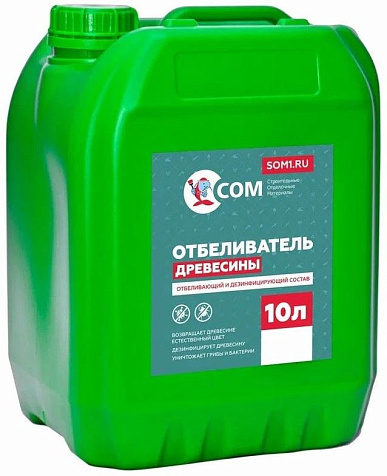 Отбеливатель древесины СОМ, 10 л купить в СОМ