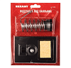 Подставка для паяльника REXANT, ниша квадратная, губка, металл купить в СОМ