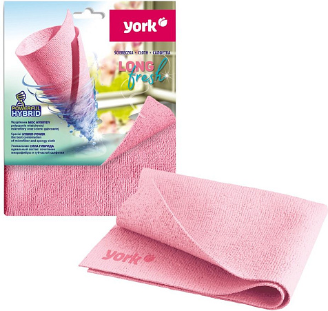 Салфетка York Лонг Фреш микрофибра 1шт 30х35см купить в СОМ
