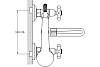 Смеситель для ванны G-lauf QMT3-A722, хром купить в СОМ