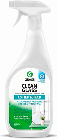 Спрей для стекол зеркал Clean glass Professional 600мл триггер купить в СОМ