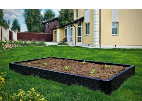 Комплект ограждений для грядки Qiji, 3080х1080х140 мм, Венге купить в СОМ