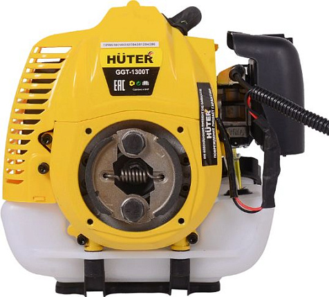 Триммер бензиновый HUTER GGT-1300T, 1300 Вт, неразборная штанга, ремень, леска, нож купить в СОМ