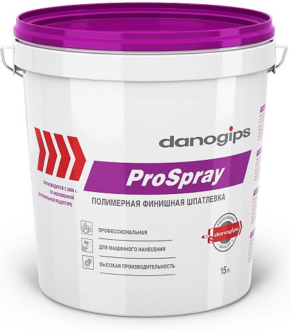 Шпатлевка полимерная Danogips ProSprey , 25 кг купить в СОМ