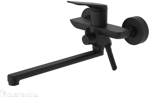 Смеситель для ванны Osgard Solen Black A58223, латунь, черный купить в СОМ
