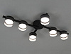 Люстра Linvel MS 1228/6 Грион Чёрный GX53 max.9W 747х400х106мм купить в СОМ